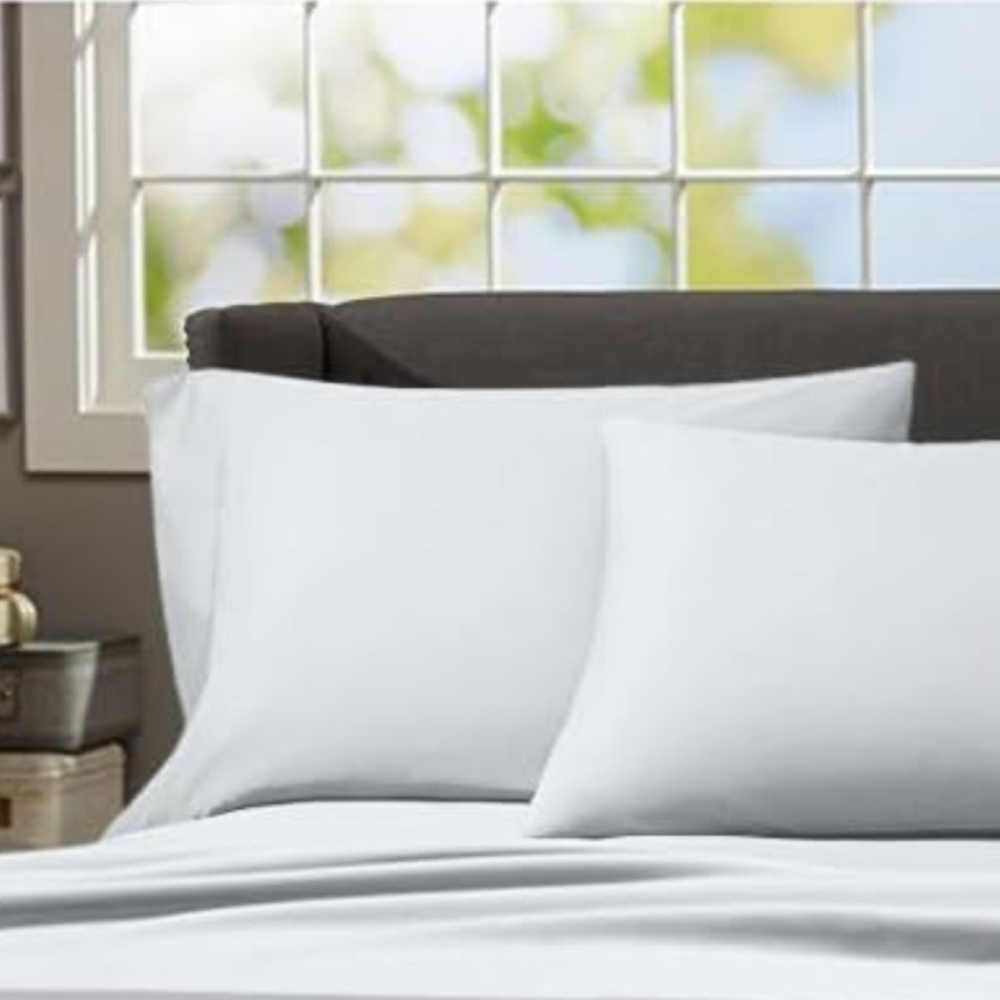 New REGENCY Hotel Collection 400 TC Cotton Sateen Luxury White King Sheet Set